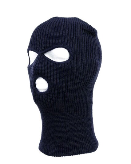 Fostex Balaclava i akryl med 3 hull Blå