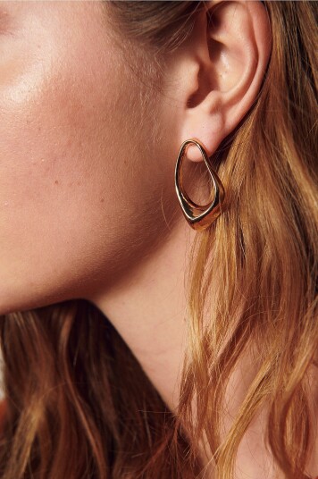 BOW19 Details   Øredobber Cia Earrings   Gull