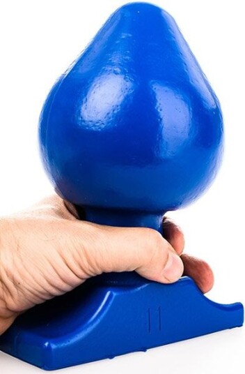All Blue Vinyl Anal Plug 19 cm All Blue Vinyl Anal Plug 19 cm