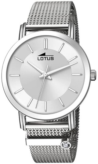 Lotus Dameklokke 18737/1 Trendy Sølvfarget/Stål Ø33.3 mm