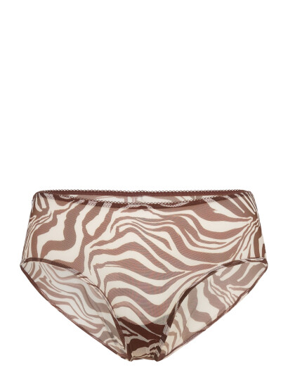 Understatement Underwear Mesh Hipster Brown XL