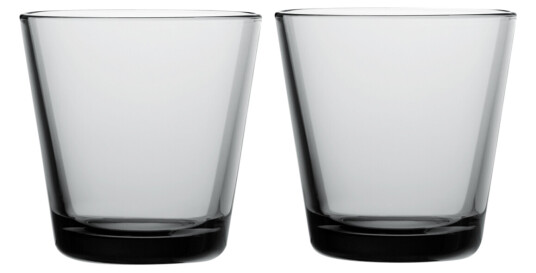 Iittala Kartio vannglass 21 cl 2-pk grå