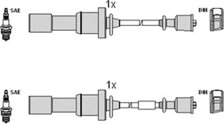 Tennplugg kabelsett HITACHI 134376