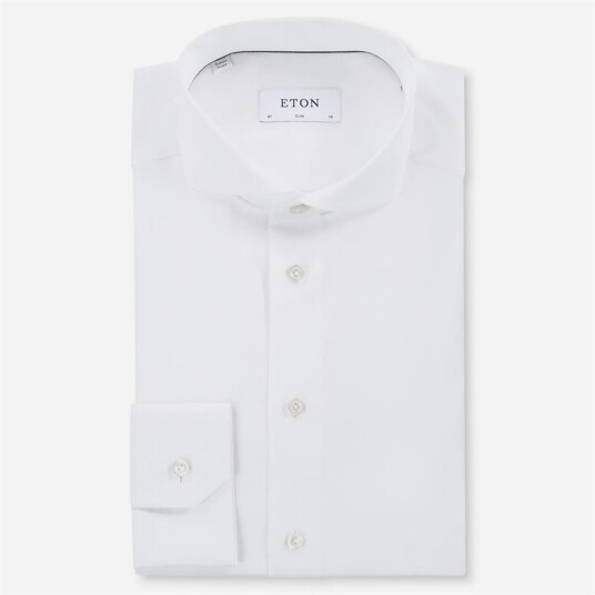 Eton Slim Fit Shirt Ec Em - White Eton Slim Fit Shirt Ec Em - White