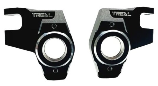 Treal Alu Straight Axle Steering Black SCX10 lll