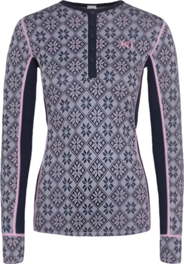 Kari traa Rose Long Sleeve ulltrøye dame Mørk blå L