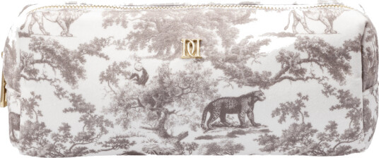 DARK Velvet Tool Pouch Warm Taupe Savannah Pattern DARK Velvet Tool Pouch Warm Taupe Savannah Pattern