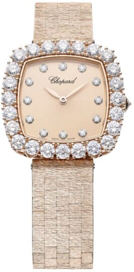 Chopard Dameklokke 10A386 5107 L Heure Du Diamant Rosegullfarget/18