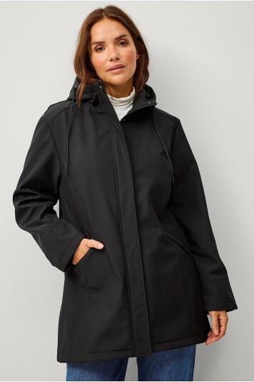 Ellos Plus collection Softshell jakke Svart Ellos Plus collection Softshell jakke Svart