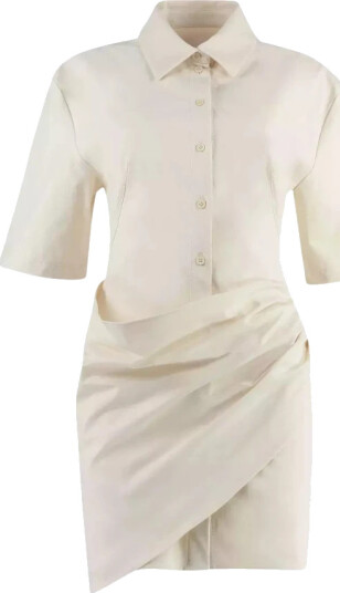 Jacquemus Dame Kjoler Hvit 3XS,