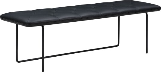Wendelbo Tip Toe Benk 45x155 Parma Sort Wendelbo Tip Toe Benk 45x155 Parma Sort
