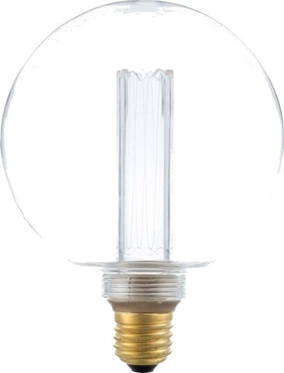 Spl E27 3,5W dimbar LED pære G125 Vintage Globe 2000K klart glass Dimbar : Dimbar Kulør : Ekstra varm Spl E27 3,5W dimbar LED pære G125 Vintage Globe 2000K klart glass Dimbar : Dimbar Kulør : Ekstra varm