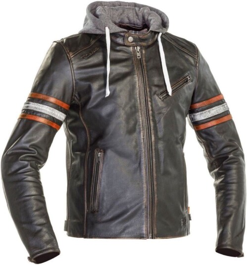 Richa Toulon 2 Motorsykkel skinnjakke 66 Svart Oransje Richa Toulon 2 Motorsykkel skinnjakke 66 Svart Oransje