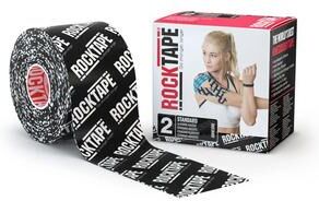 Rocktape, Pattern Roll, 5 cm x 5 m, Logo Sort