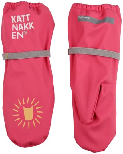 Kattnakken Superhelt Regnvotter Superrosa 3 4 År