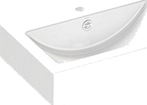 Alape PR Series servant, 80x40,5 cm, hvit