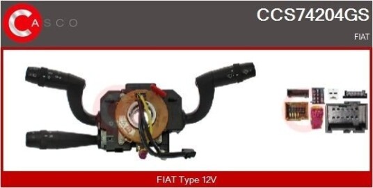 Bryter komplett rattstamme CASCO CCS74204GS