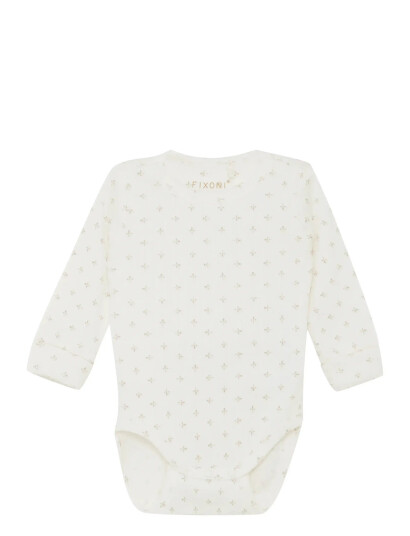 Blå Body Ls Rib Cream 56