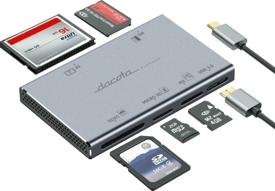 Dacota Platinum USB 3.0 5 i 1 kortleser Dacota Platinum USB 3.0 5 i 1 kortleser