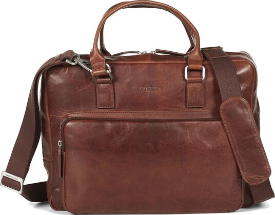 Howard London Laptop Bag Leopold - Brown - ONE SIZE