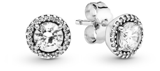 Pandora, Øredobber i 925 sølv med zirkoner Pandora, Øredobber i 925 sølv med zirkoner