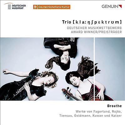 MediaTronixs Trio Klangspektrum : Breathe: Works by Fagerlund, Rojko, Tien CD Pre-Owned