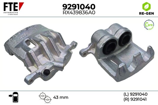 FTE 9291040 Bremsecaliper FTE 9291040 Bremsecaliper