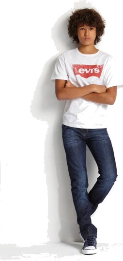 Hvit Levis Nos T skjorte (8)