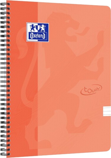 Notesbog A4 Oxford Touch´ Linjeret Orange Notesbog A4 Oxford Touch´ Linjeret Orange