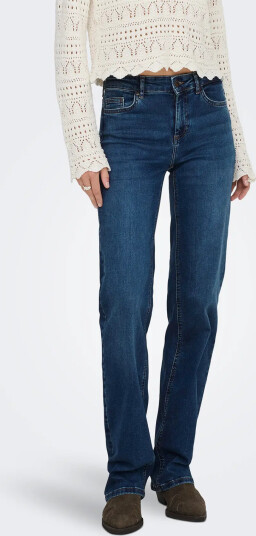 Only Blush Mid RW Denim Blå XS/34