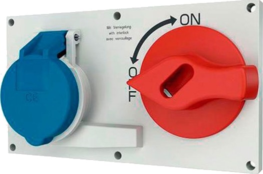 Mennekes CEE Panelkontakt 3-polet 16A 230V IP44