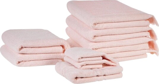 Håndkle Atiu sett på 9 Rosa Rosa