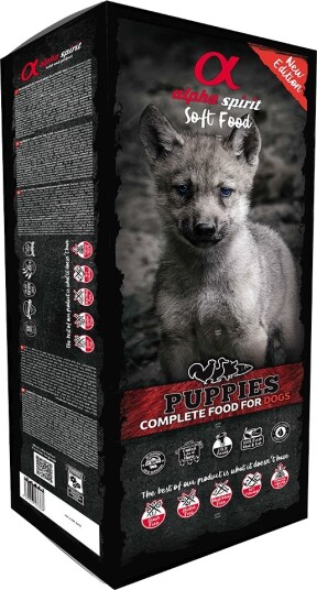 Alpha Spirit Semi-Moist Complete Puppies 2 X 9 kg