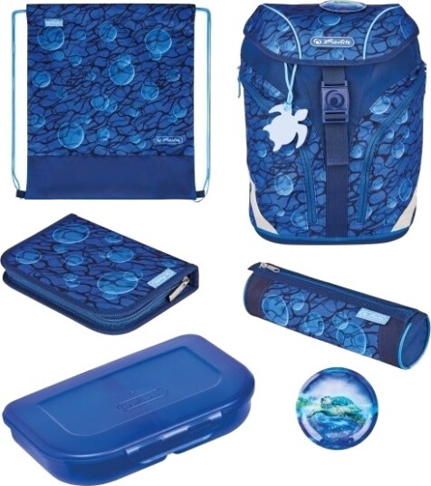 Herlitz Softlight Plus Greenline Deep Sea Lunchboks Pennal Pencil Pouch Skolesekk Sportsbag Gutt Barneskole Ryggsekk 16 L Sidelomme Herlitz Softlight Plus Greenline Deep Sea Lunchboks Pennal Pencil Pouch Skolesekk Sportsbag Gutt Barneskole Ryggsekk 16 L Sidelomme