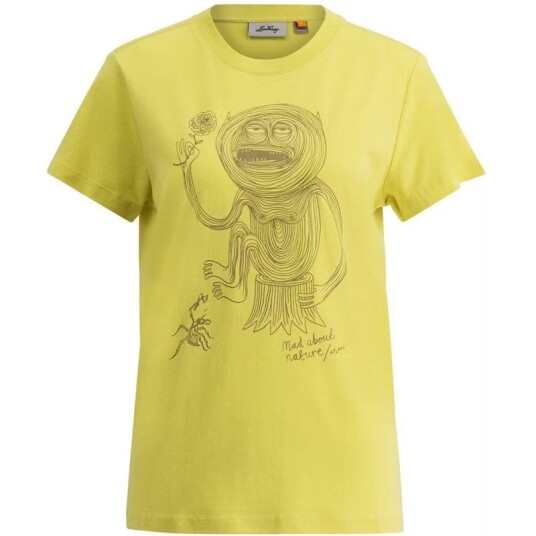 Lundhags Järpen Printed T-Shirt W Pale Lemon Pale Lemon XS Lundhags Järpen Printed T-Shirt W Pale Lemon Pale Lemon XS