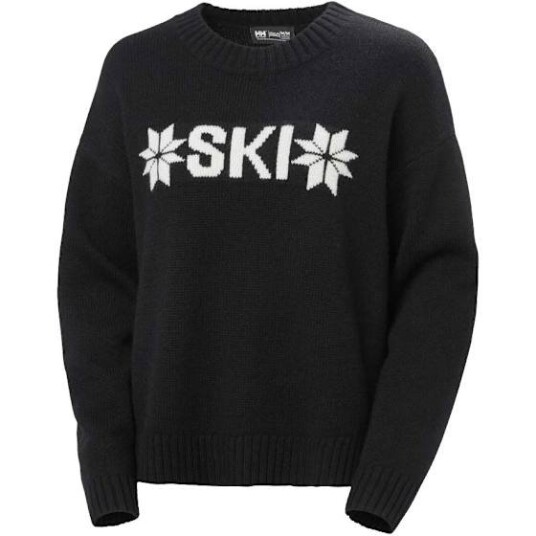 Helly Hansen Bliss Ski Knit Sweater Dame Black S