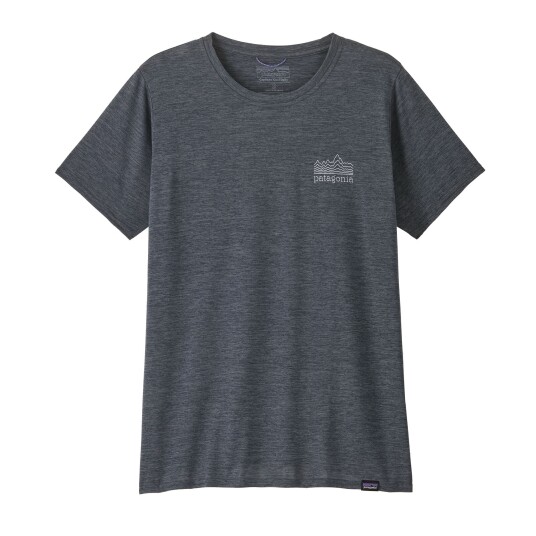 Patagonia Cap Cool Daily Graphic T  Shirt W"s Strataspire: Smolder Blue X Dye M