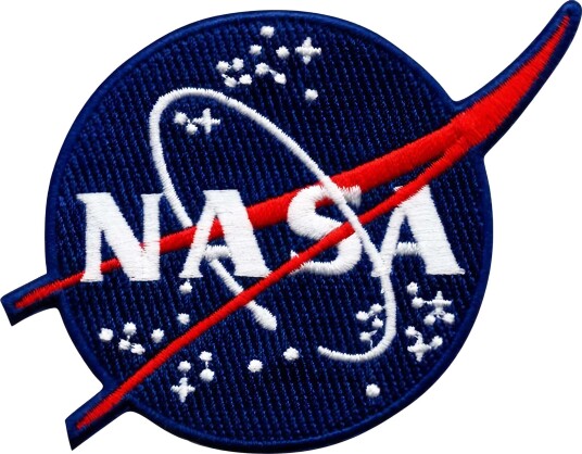 Märkbar Stoffmerke NASA Emblem Medium B-7-8