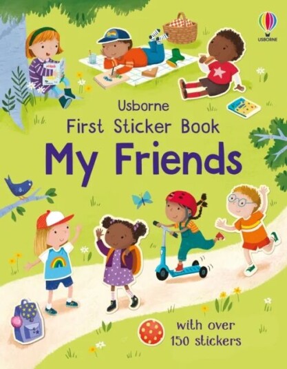 First Sticker Book My Friends Av Holly Bathie