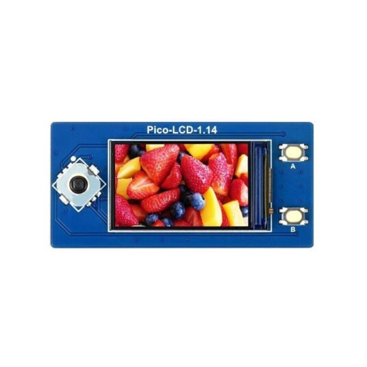 LCD IPS skjerm 1,14” 240x135 SPI for Raspberry Pi Pico