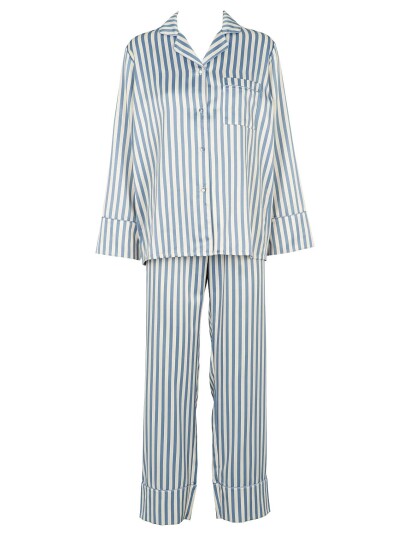 Missya Leo Sateen Pyjamas Aop Blue M