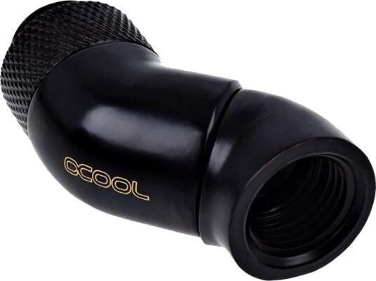 Alphacool Double 45° Adapter Svart 17250 Alphacool Double 45° Adapter Svart 17250