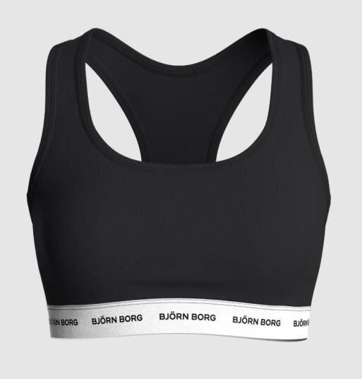 Björn Borg Logo Soft Top Black XL