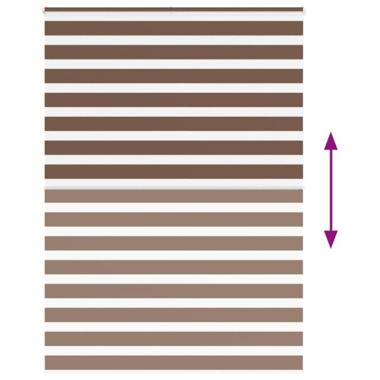 Sebragardin brun 160x200 cm stoff bredde 155,9 polyester
