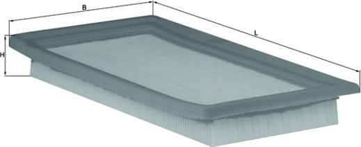 MAHLE LX 480 Luftfilter MAHLE LX 480 Luftfilter