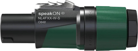 Neutrik NL4FXX-WS 4-pole Speakon plugg for kabler 6-12mm