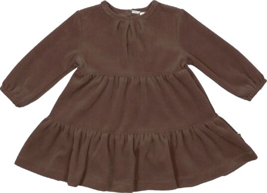 Smallstuff Kjole   Velur   Dark Pier   Smallstuff   1½ år 86   Kjole   Brun