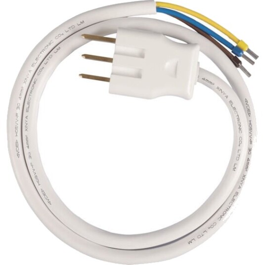 Namron komfyrstøpsel 25A med 1,2m kabel - 1504998