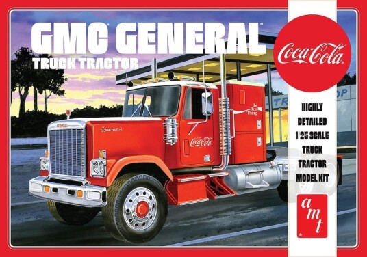 AMT 1/25 GMC General Semi Tractor Coca-Cola 1976