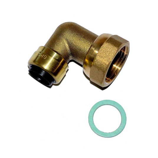Altech Tappevann Overgangsalbue med Løpemutter 15mmx3/4"